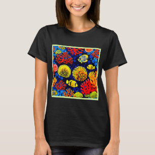 Onderwater Rifleven Helder Ontwerp T-shirt