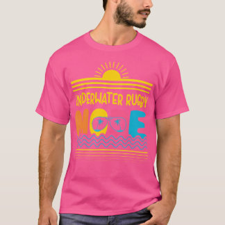 Onderwater Rugby Mode Rugby Speler Avontuur Sport T-shirt