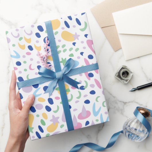 Onderwater ruimte. cadeaupapier (Geschenken)