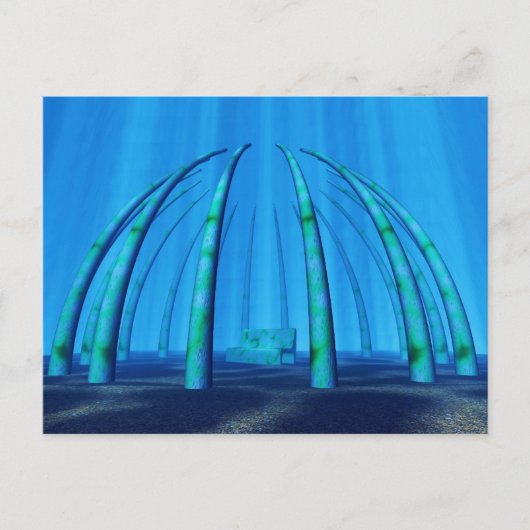 onderwater rustplaats briefkaart (Voorkant)