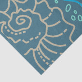 Onderwater Scène Zeeschelpen Decoupage Tissuepapier (Detail)