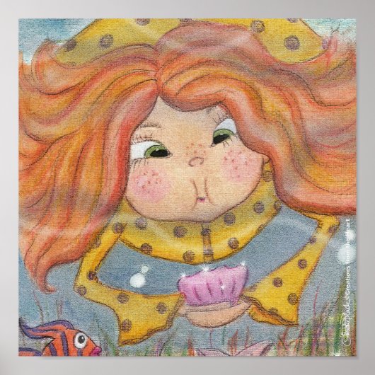 Onderwater schatten poster (Voorkant)