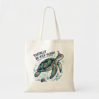 Onderwater Schildpad Feest Tote Bag