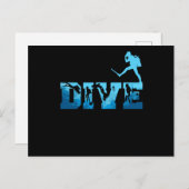 Onderwater Scuba duikende Mannen Scuba-duiker Briefkaart (Voorkant / Achterkant)