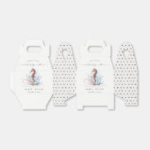 Onderwater Seahorse Seaweed Coral Wedding Bedankdoosjes (Uitgevouwen)