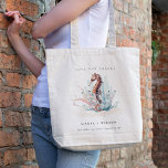 Onderwater Seahorse Seaweed Coral Wedding Tote Bag<br><div class="desc">Als u nog meer aanpassingen nodig hebt,  kunt u mij op yellowfebstudio@gmail.com vrij klikken.</div>