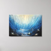 Onderwater sereniteit canvas afdruk (Voorkant)