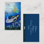 Onderwater spelen (Zeemeermin) Visitekaartje (Voorkant / Achterkant)