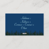 Onderwater spelen (Zeemeermin) Visitekaartje (Achterkant)