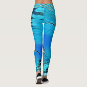 Onderwater spotted ray ontwerp leggings (Achterkant)