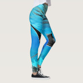 Onderwater spotted ray ontwerp leggings (Rechts)