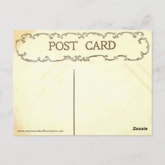 Onderwater Steampunk Flotilla Briefkaart (Achterkant)