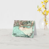 Onderwater Stingray schilderij Kaart (Gele Bloem)