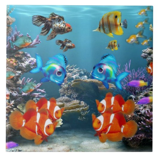 Onderwater Tegeltje (Voorkant)