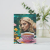 Onderwater Thee Briefkaart (Staand voorkant)