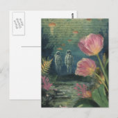 Onderwater Tulp Verkenners Collage Briefkaart (Voorkant / Achterkant)