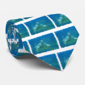 Onderwater Turtle Necktie Stropdas (Opgerold)