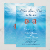 Onderwater Twee Minder Vissen in het Verloving van Kaart (Voorkant / Achterkant)