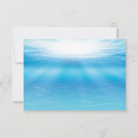 Onderwater Twee Minder Vissen in het Zee RSVP (Achterkant)