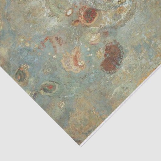 Onderwater Visie van Odilon Redon Tissuepapier (Detail)