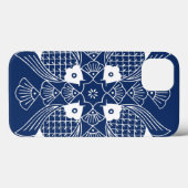 Onderwater Visontwerp met blauwe achtergrond Case-Mate iPhone Case (Achterkant (horizontaal))