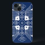 Onderwater Visontwerp met blauwe achtergrond iPhone 13 Hoesje<br><div class="desc">Een bijeenkomst van de vishoofden,  dit ontwerp laat een onderwaterscène zien,  compleet met seizoenhellen op een blauwe achtergrond. Een groot geschenk voor een ichtyoloog of iemand die van het zicht op vis houdt,  die een zwemtocht maakt!</div>