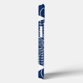 Onderwater Visontwerp met blauwe achtergrond Case-Mate iPhone Case (Achterkant / Rechts)