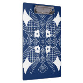 Onderwater Visontwerp met blauwe achtergrond Klembord (Rechts)