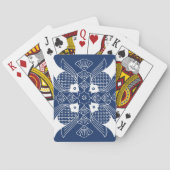 Onderwater Visontwerp met blauwe achtergrond Pokerkaarten (Achterkant)
