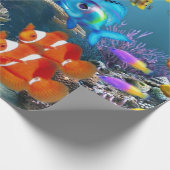 Onderwater Vissealife Cadeaupapier (Hoek)