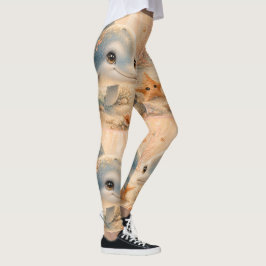 Onderwater Vriendschap - Dolfijn en Zeester (2) Leggings