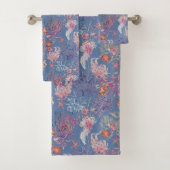 Onderwater Waterverf Compositie Reeks ontwerp 3 Bad Handdoek (Insitu)