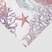 Onderwater Waterverf Compositie Reeks ontwerp 3 Tissuepapier (Detail)