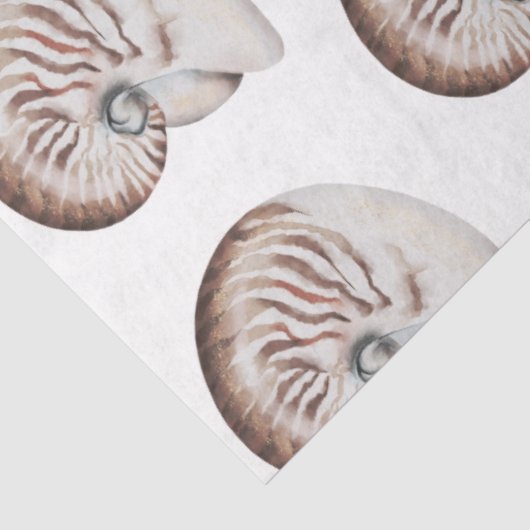 Onderwater Waterverf SeaShell Series Design 9 Tissuepapier (Detail)