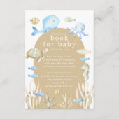 Onderwater Whimsy Boek voor Baby Informatiekaartje (Voorkant)