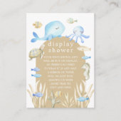 Onderwater Whimsy Display Douche Informatiekaartje (Voorkant)