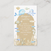 Onderwater Whimsy luier Raffle Informatiekaartje (Voorkant)