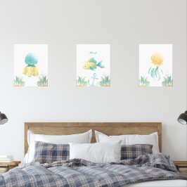 Onderwater Whimsy Muurkunst Sets
