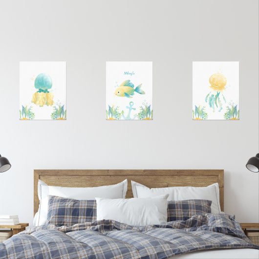 Onderwater Whimsy Muurkunst Sets (Slaapkamer)