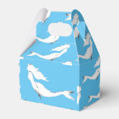 Onderwater White Mermaid Swimming Thunder_Cove Bedankdoosjes (Achterkant)