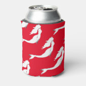 Onderwater White Mermaid Swimming Thunder_Cove Blikjeskoeler (Blikje Achterkant)