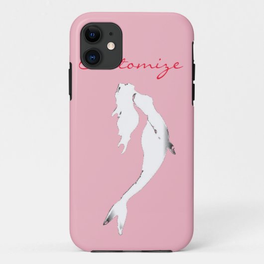 Onderwater White Mermaid Swimming Thunder_Cove Case-Mate iPhone Case (Achterkant)
