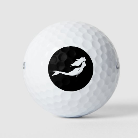 Onderwater White Mermaid Swimming Thunder_Cove Golfballen (Voorkant)