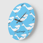 Onderwater White Mermaid Swimming Thunder_Cove Grote Klok (Hoek)