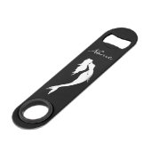 Onderwater White Mermaid Swimming Thunder_Cove Speed Flessenopener (Voorkant Gekanteld)