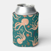 Onderwater wonderen: Octopus zeesterren dansen Blikjeskoeler (Blikje Voorkant)