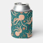 Onderwater wonderen: Octopus zeesterren dansen Blikjeskoeler (Blikje Achterkant)