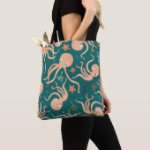 Onderwater wonderen: Octopus zeesterren dansen Tote Bag (Dichtbij)