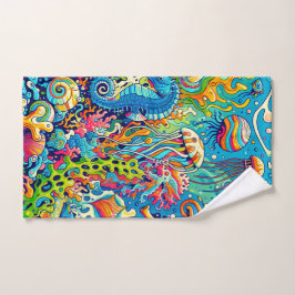 Onderwater Wonderland Bad Handdoek