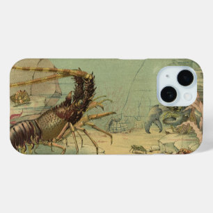 Onderwater Zee leven garnalen,  oceaandieren iPhone 15 Case